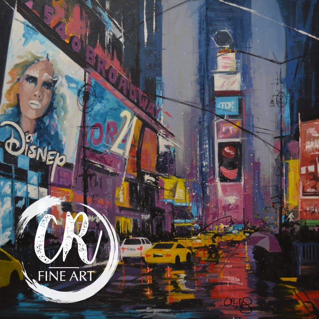 Times Square in the Rain